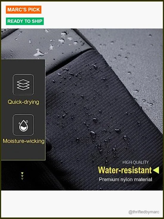 Mini Sling Crossbody Bag Nylon Adjustable Strap Travel Hiking Phone - Picture 5 of 7